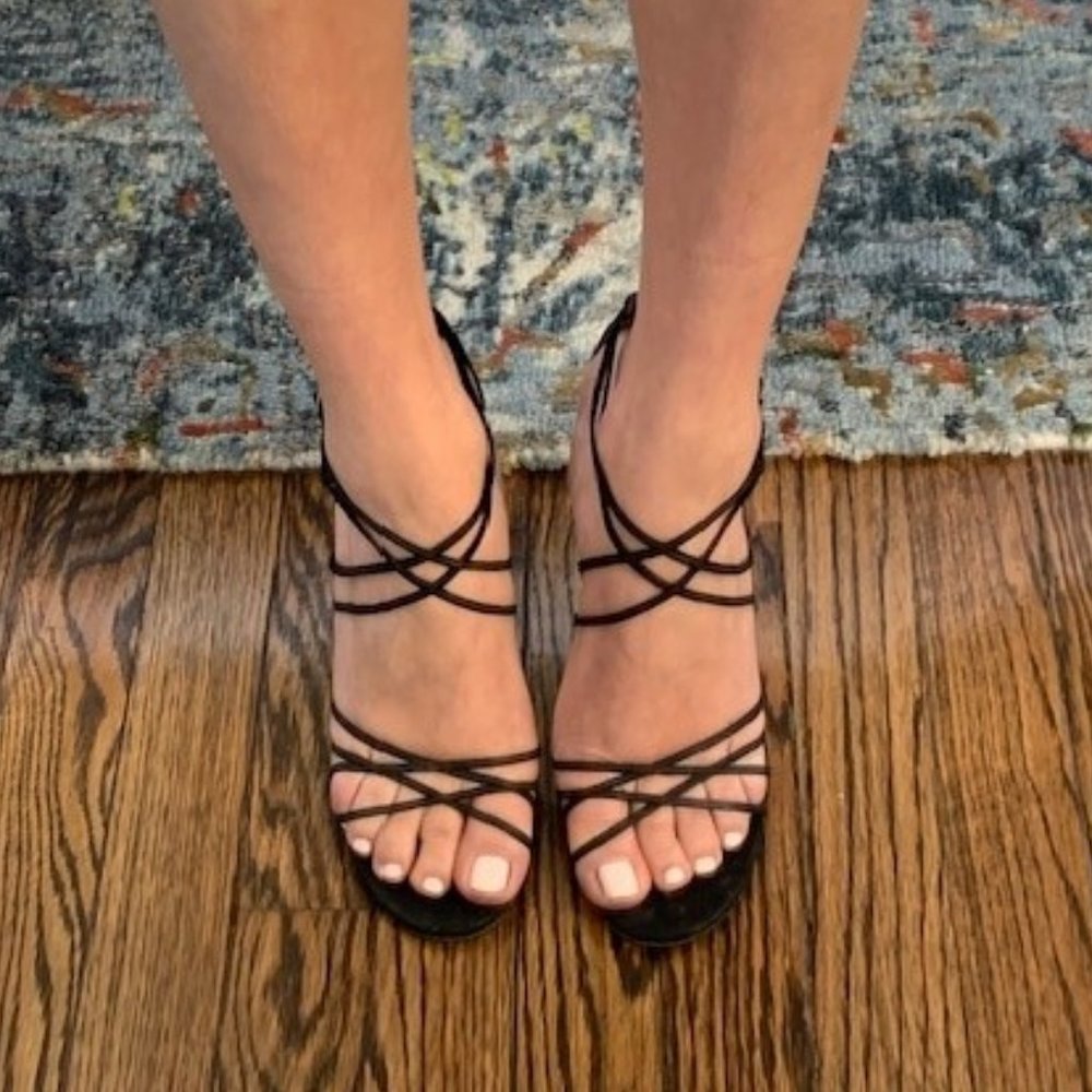 Jimmy Choo Black Strappy Sandal